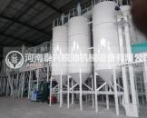 新鄉輝縣100噸玉米加工機械安裝案例